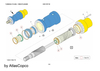 The Atlas Copco / Epiroc 3222 3197 68 Turning cylinder